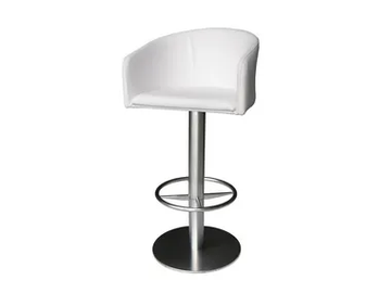 ZEUS - Upholstered stool with back by Vela Arredamenti - view 2